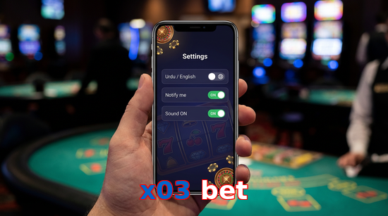 Game list for X03 Bet app section