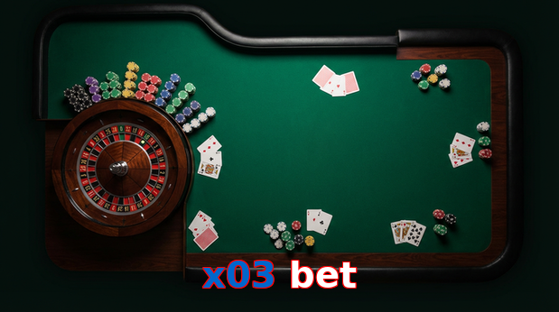 Game list for X03 Bet casino section