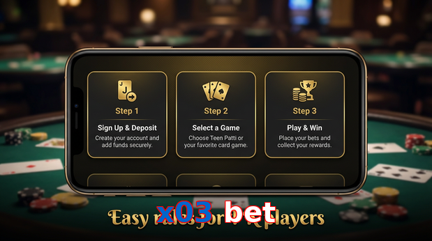 Game list for X03 Bet game section